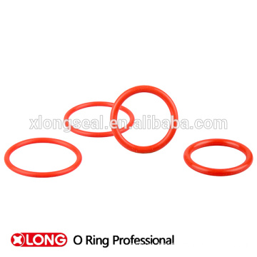 O-ring de silicone colorido de alta qualidade vermelho claro